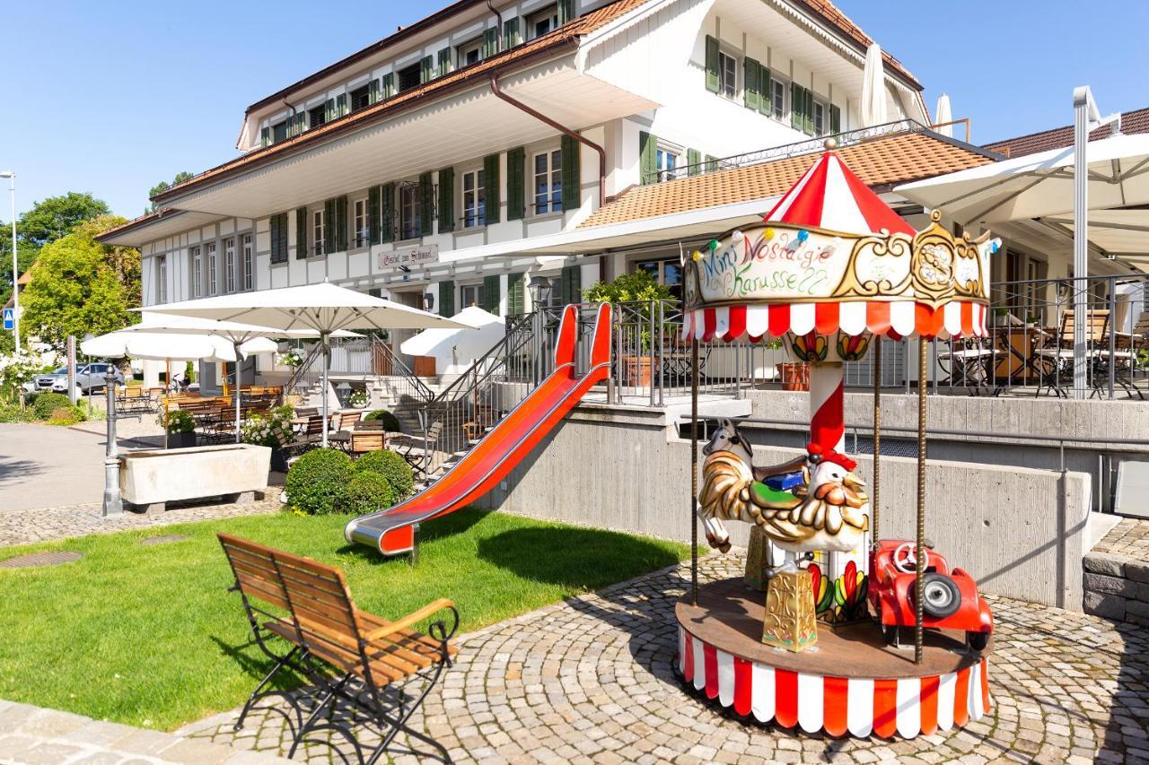 Gasthof Zum Schluessel La Meridienne Fribourg Sa Ueberstorf Ngoại thất bức ảnh
