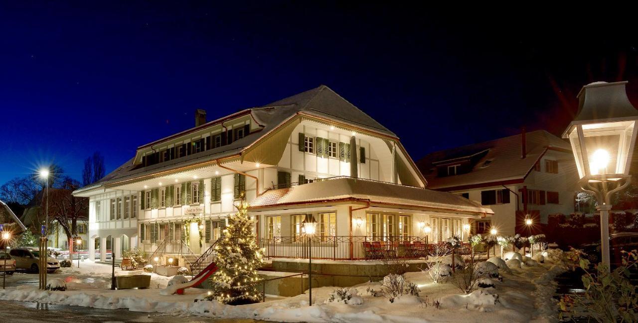 Gasthof Zum Schluessel La Meridienne Fribourg Sa Ueberstorf Ngoại thất bức ảnh